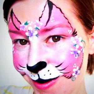 Flower Cat Face Paint