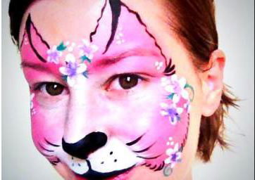 Flower Cat Face Paint