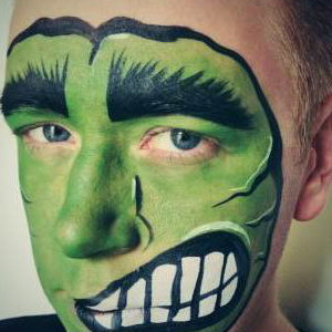 The Hulk Face Paint