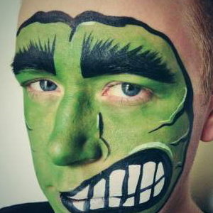 The Hulk Face Paint