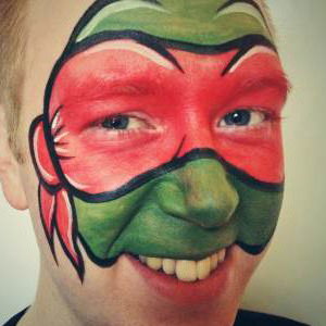 Ninja Turtle Face Paint