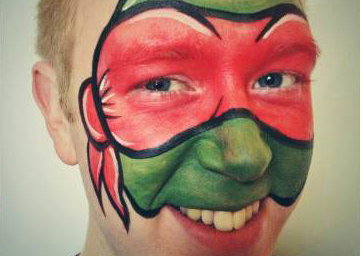 Ninja Turtle Face Paint