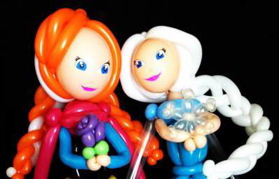 Snow Sisters Balloons