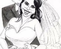 Caricature for Wedding Guests to Sign!
