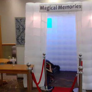 White booth