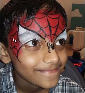 Spiderman ( half face)