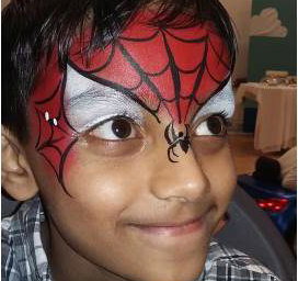 Spiderman ( half face)
