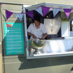Ready for Service. Looking colourful and festive.