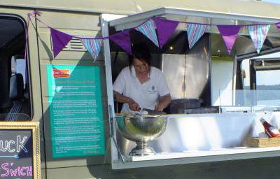 Ready for Service. Looking colourful and festive.
