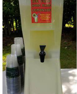 Our icy cold home made lemonade has become legendary