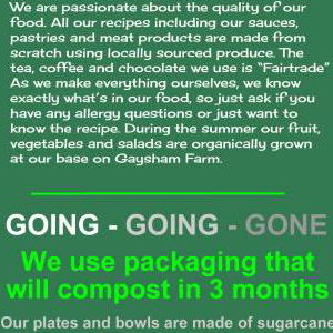 The Deli Truck food and packaging Philosophy