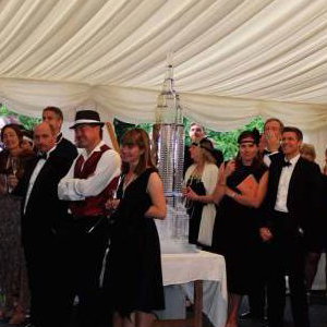 Listening to Speeches at the Gatsby Party