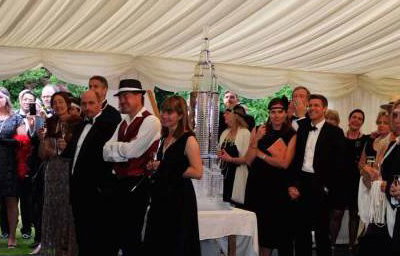 Listening to Speeches at the Gatsby Party