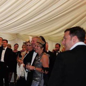 Listening to Speeches at the Gatsby Party