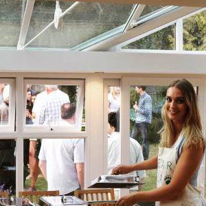 Buffet for garden party