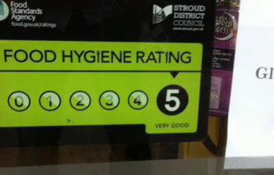 5 Strar Hygiene rating