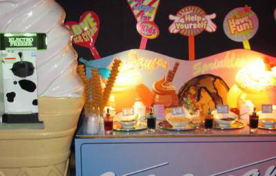 Ice Cream Factory with structure