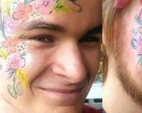Flowers and unicorns by Artycat Faces