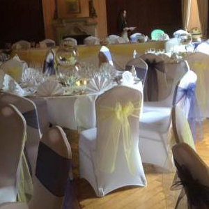 St Augustines Wedding Breakfast Set Up