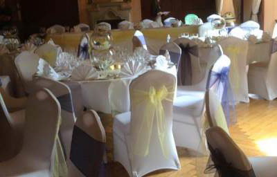 St Augustines Wedding Breakfast Set Up