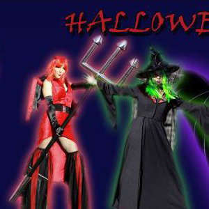 Halloween - Devil, Witch, Batbabe, Insectatrons
