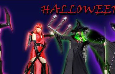 Halloween - Devil, Witch, Batbabe, Insectatrons