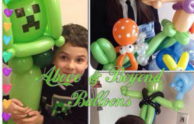 kids and balloons