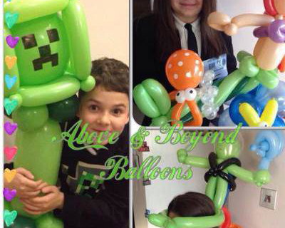 kids and balloons
