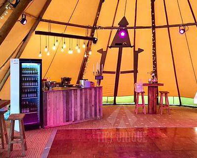 giant tipi (40th party set up)