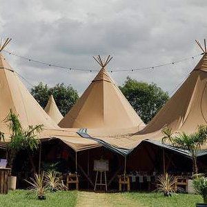 Three giant tipis 1