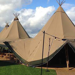 Three giant tipis 3