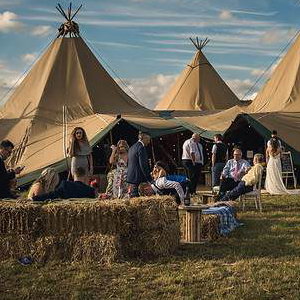 Three giant tipis 5