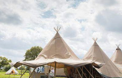 Three giant tipis 2