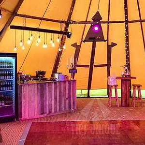 giant tipi (40th party set up)