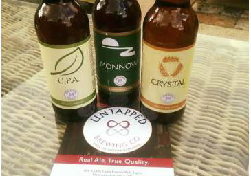 Untapped brews on offer! (Brewery based in Raglan, Newport)