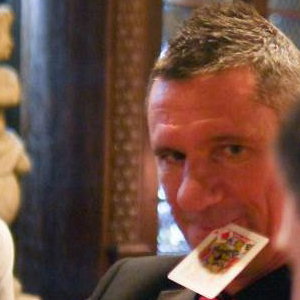 Jody Magician Card in Mouth