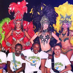 Tropicalia drummers & dancers