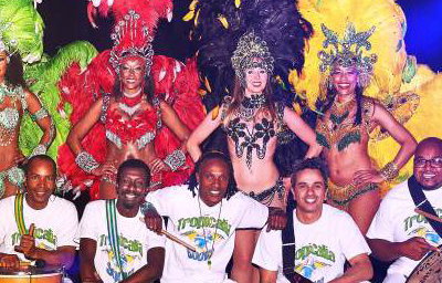 Tropicalia drummers & dancers
