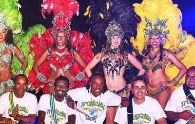 Tropicalia drummers & dancers