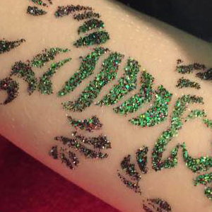Lizzard_Glitter_Tattoo