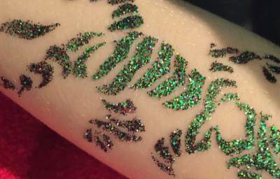 Lizzard_Glitter_Tattoo
