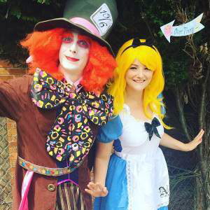 Mad hatter and alice