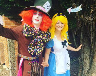 Mad hatter and alice