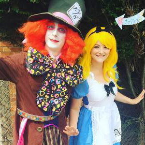Mad hatter and alice