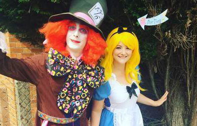 Mad hatter and alice