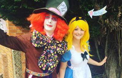 Mad hatter and alice