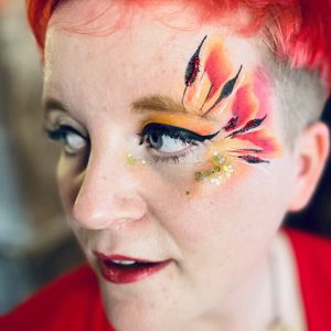 Glitter makeup