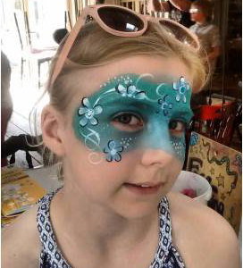 Flower Mask - Reach for the Bubbles, Godney
