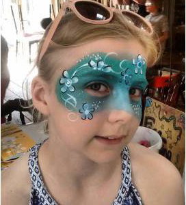 Flower Mask - Reach for the Bubbles, Godney