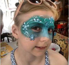 Flower Mask - Reach for the Bubbles, Godney